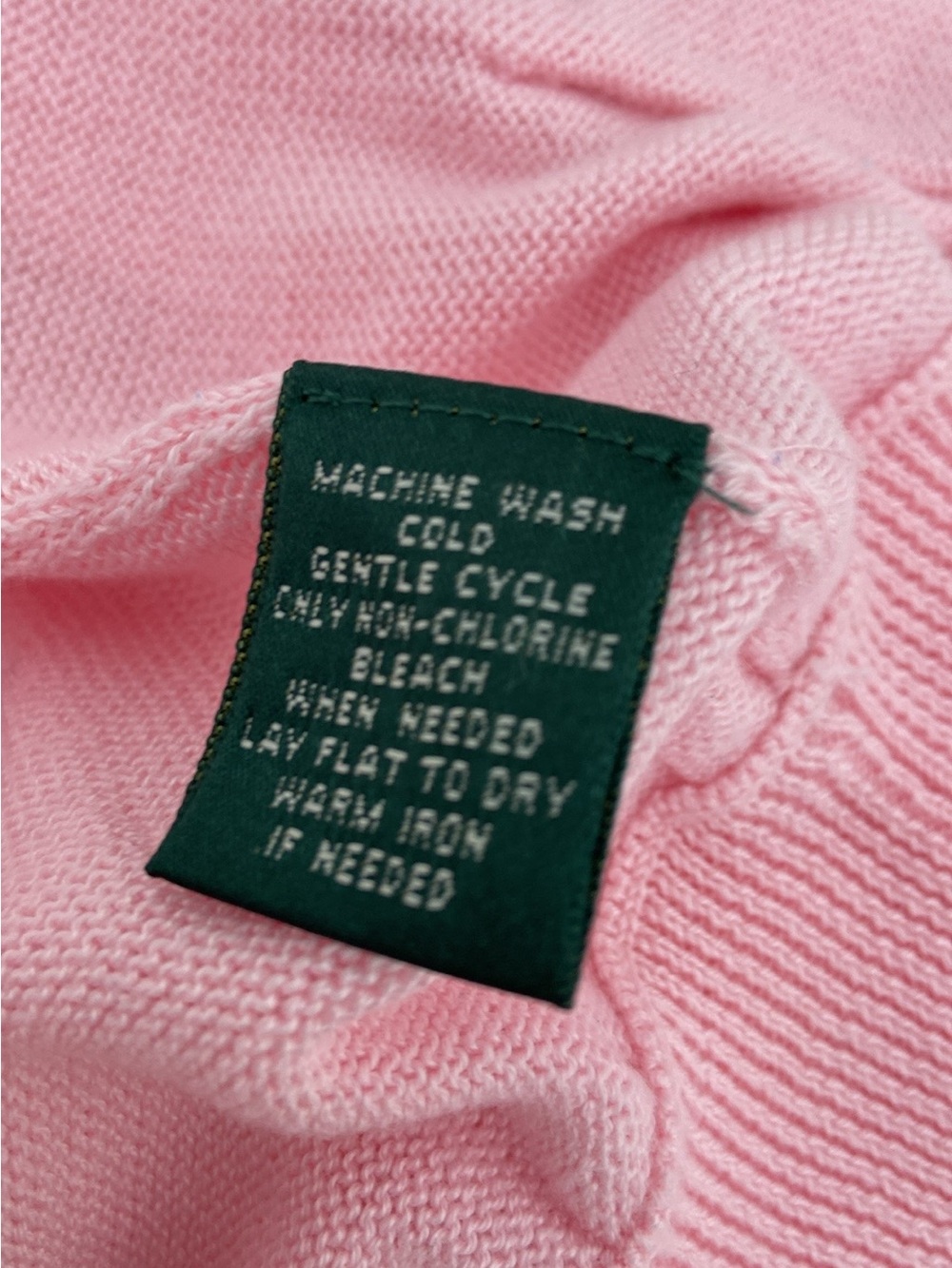 Women’s Size S Ralph Lauren Soft Pink Zip Hoodie - Picture 8 of 9